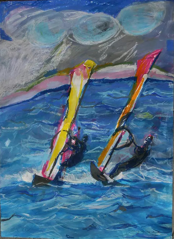 Mariola Paulina Żylińska Jestadt - Windsurfing