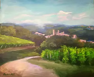 Renata Rychlik - Vineyards in Castell'Arquato
