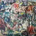 Eryk Maler, FLEURS, fruits, 70x100, Peinture à l'huile - toile, 100 x 70