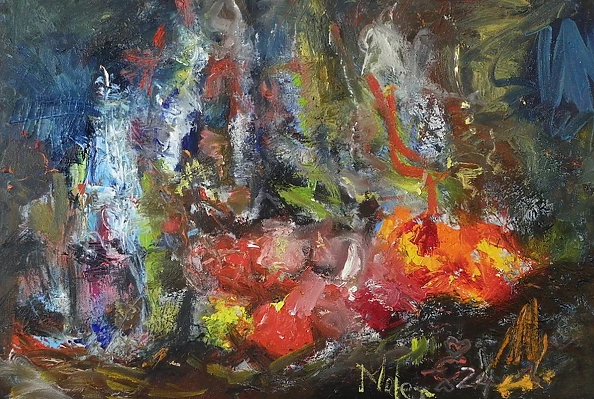 Eryk Maler - Wine, fish, fruit