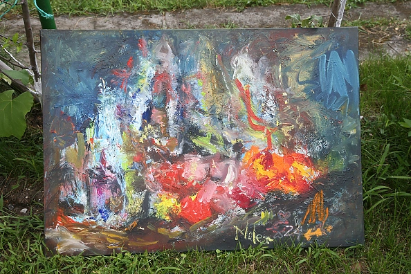 Eryk Maler - Wine, fish, fruit