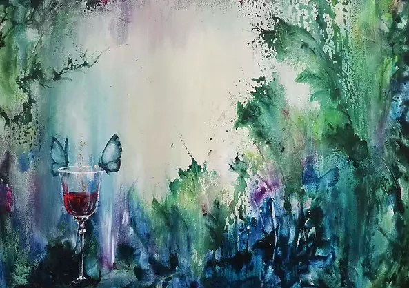 Natalia Czarnecka Diling - Wine in a magic garden