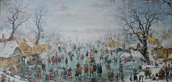 Aleksander Mikhalchyk - Winter. Ice game.