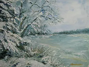 Maria Roszkowska - Winter Lake