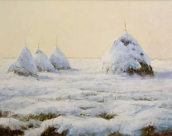 Tadeusz Gazda - Winter stacks