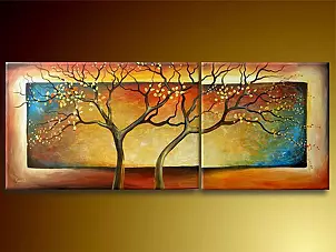 Ewa Gawlik - Nadejście zimy - dyptyk