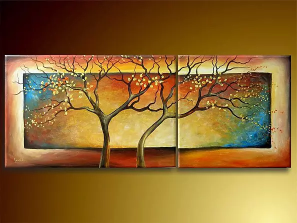 Ewa Gawlik - The arrival of winter - diptych