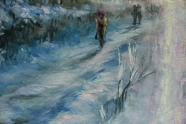 Marina Kozlowska - "Winter morning."