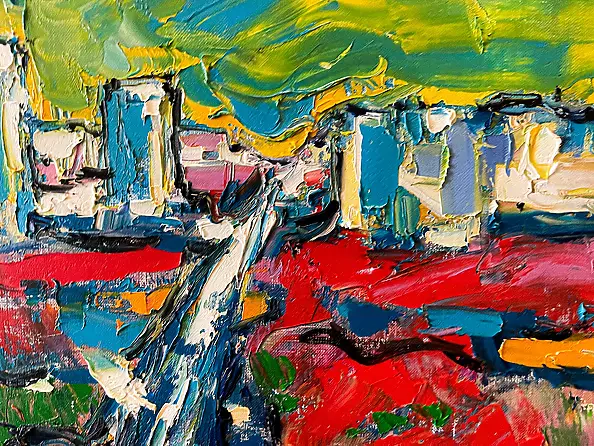 Andrey Chebotaru - Winter sun. View of the avenue of glory