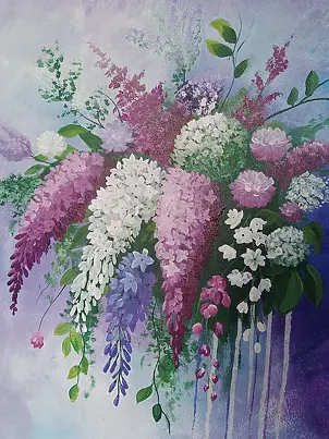 Luba Santkiewicz - Spring flowers
