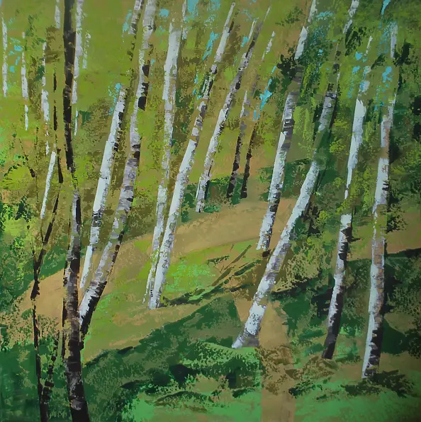 Bożena Siewierska - Wiosenne wzgórze