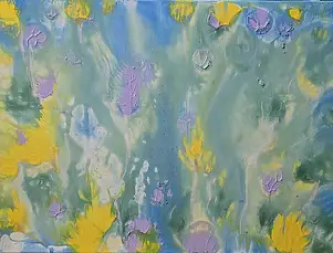 Ewa Mościszko, Wiosenne zauroczenie, Obraz akrylowy - płótno, 60 x 40