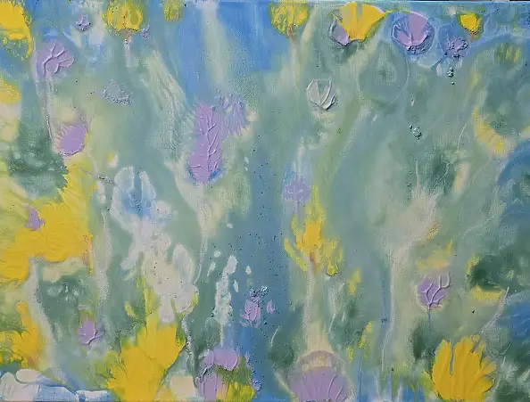 Ewa Mościszko, Wiosenne zauroczenie, Obraz akrylowy - płótno, 60 x 40