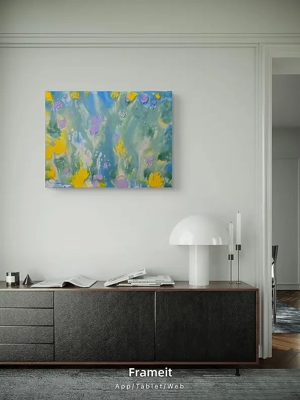 Ewa Mościszko, Wiosenne zauroczenie, Obraz akrylowy - płótno, 60 x 40