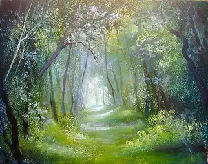 Włodzimierz Draczyński - Wiosenny las