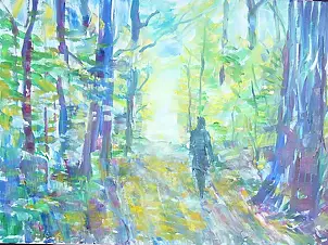 Kazimierz Komarnicki - Spring walk