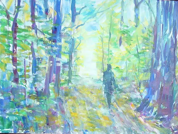 Kazimierz Komarnicki - Spring walk