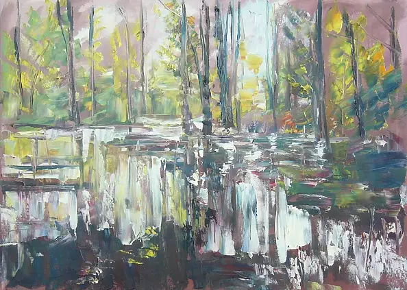 Kazimierz Komarnicki - Wiosna - Impresja