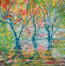 Dominika Kruk - Zięba, весна, Масляная картина - холст, 60 x 50
