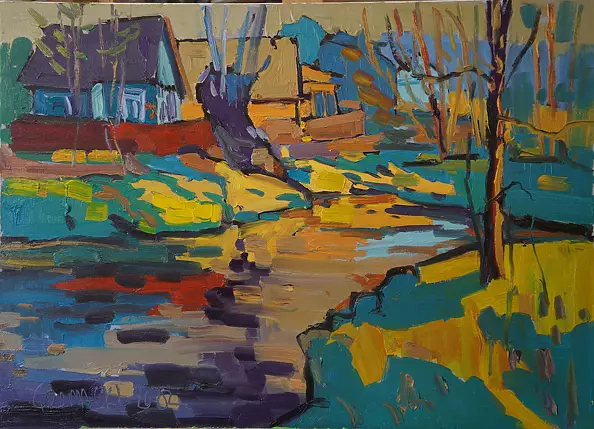 Daniel Gromacki - Wiosna na Podlasie. Kożyno. 