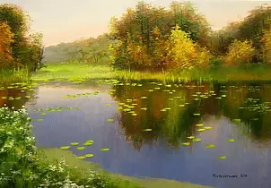   - Spring over the water