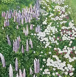 Aleksandra Kurzyńska - Wiosna w ogrodzie