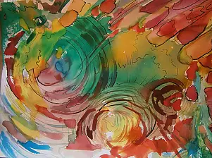 Anna Borcz - Whirling lights