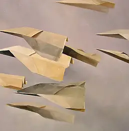 Agnieszka Stańczyk, Без заголовка XI, Масляная картина - холст, 100 x 65
