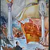 Zbigniew Suwała, "Vision of the Church of Saint John Bosco", Acrylic painting - canvas, 150 x 220