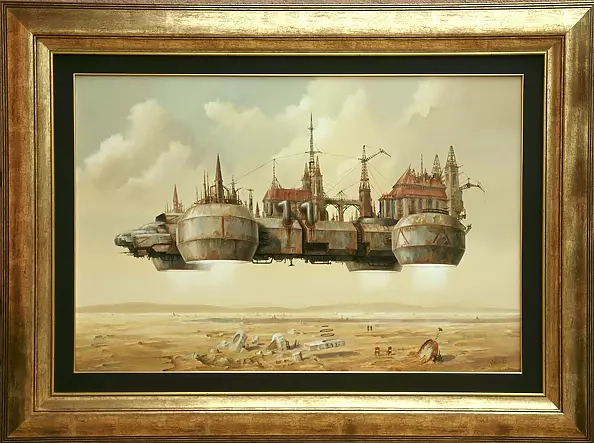 Jarosław Jaśnikowski - Lord of the desert - oil painting