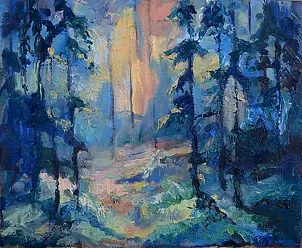   - Inner forest - XIX - Evening in the forest