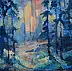 Mariusz Iljasiuk - Inner forest - XIX - Evening in the forest