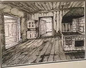   - Interior of an old hut - 2017