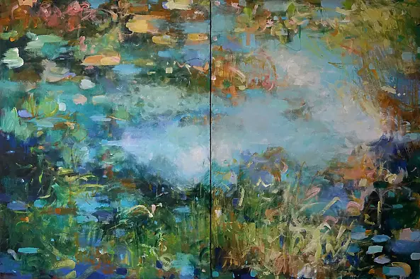 Aleksandra Adamczak - Wodna Impresja_dyptyk