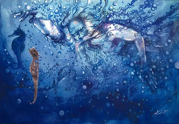 Krzysztof Trzaska - "Aquarius" from the series "My Zodiac"