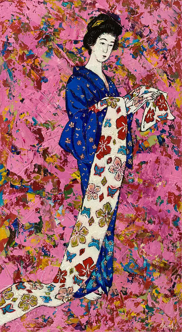 Mariusz Krzysztof Aniśko - Woman in Summer Kimono
