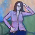 Massimiliano Ligabue - Woman in pink blouse