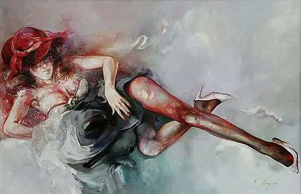 Zdzisław Majrowski - Woman with Hat