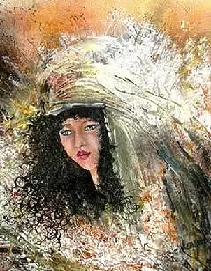 Reve Evasion - Woman with a veil