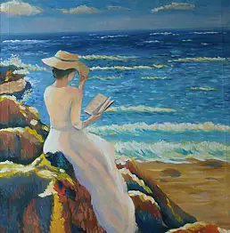 Svetlana Grishkovec-Kiisky - Woman with a book