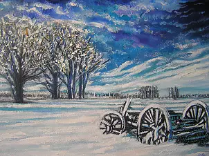 Janusz Grysiewicz - The car in a clearing winter
