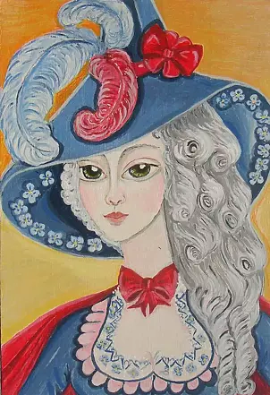   - Fairy in a navy hat