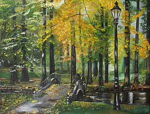 Barbara Korczak - September in the park