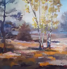 Michalina Derlicka, Moor, Ölbild - Leinwand, 70 x 50