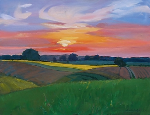 Krzysztof Michalski - Sunrise over Klementowice