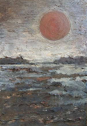   - Moonrise over the swamps