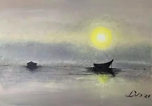 Katarzyna Lis - "Wschód słońca nad Pogorią"