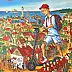 Andrzej Karpiński, Modern Gulliver, Oil painting - canvas, 50 x 70