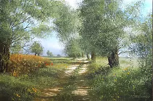 Marek Szczepaniak - among the fields