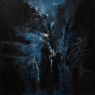 Devinez Dev, Onnipresenza, Quadro a olio - tela, 60 x 60